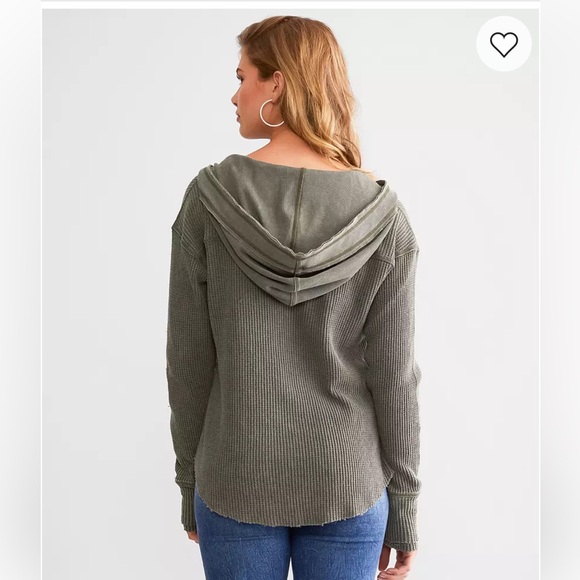 BKE washed thermal hoodie - Picture 3 of 10